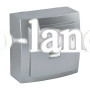Розетка Nilson Themis серебро компьютерная CAT5e RJ45 (26131044)